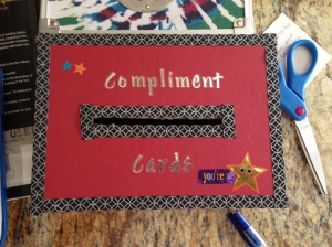 compliment cards box