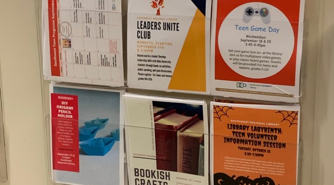 Leaders UNITE flyers at Southwest Regional Library!