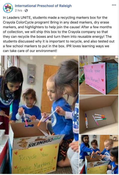 Leaders UNITE recycling project